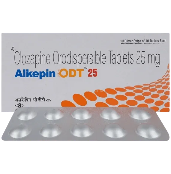 alkepin odt 25mg tablet 10's